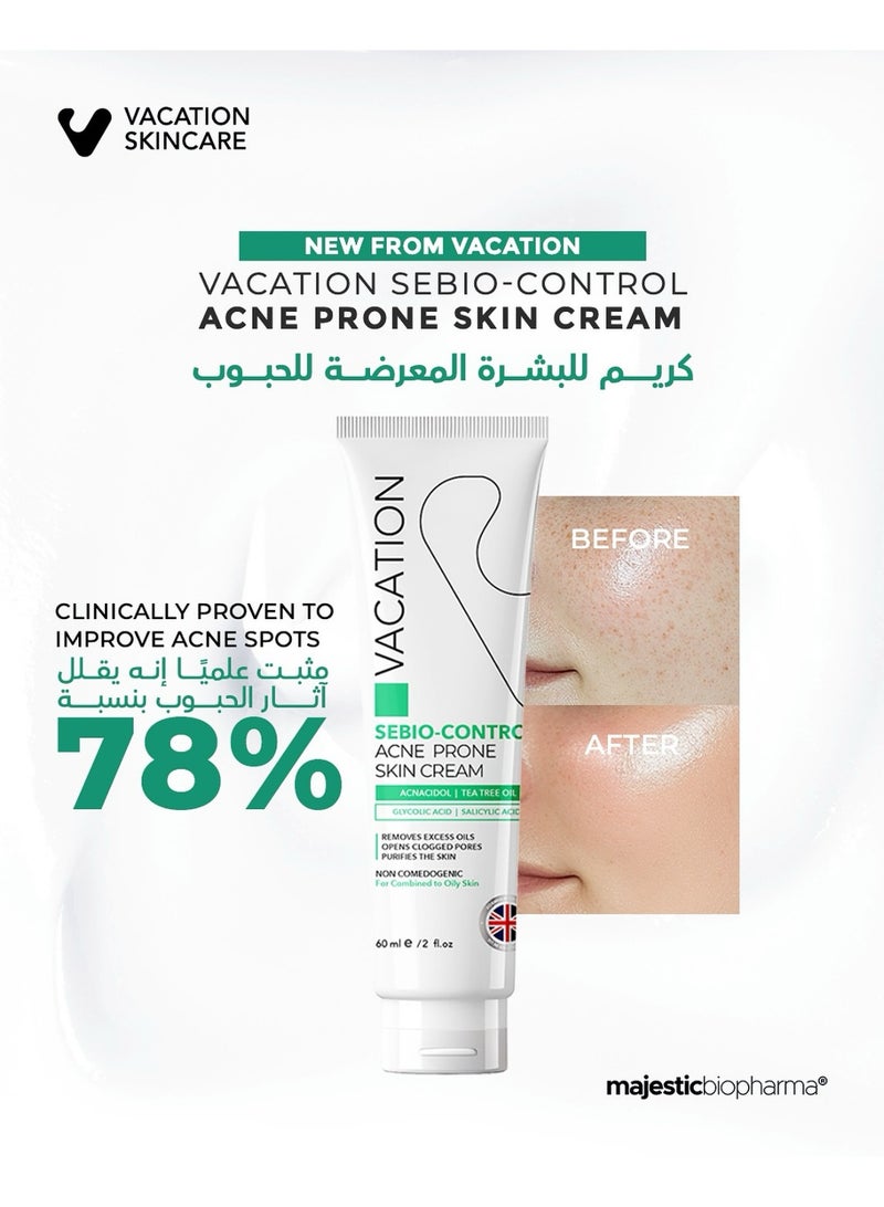 فاكيشن كريم سيبيو-كنترول لعلاج حب الشباب 60 مل - Image 3